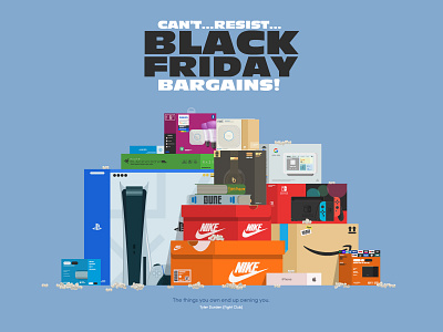 Black Friday amazon anker apple beats boxes brands echo dot fight club fire tv cube google illustration nest nike nintendo switch philips playstation razer