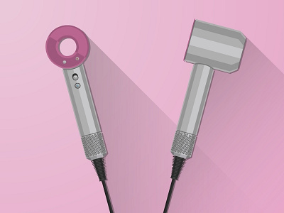 Gadget series: Dyson Supersonic Hair Dryer illustration