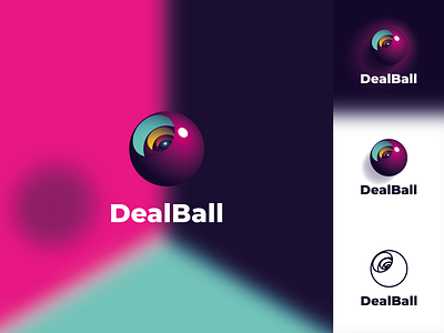 DEALBALL - logo ball logo golden ratio logo simplicity spheres