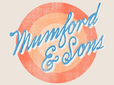 Mumford & Sons Tour Merch band graphic merch mumford music script sons summer tour type