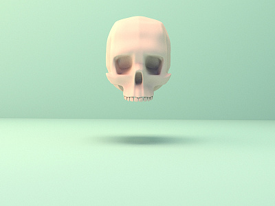 Blender Skull 3d blender skull
