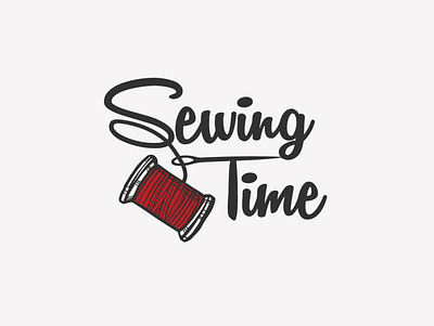 Sewing Time | Rebrand (Part 1) branding firstjob freelance logo rebrand serif typography