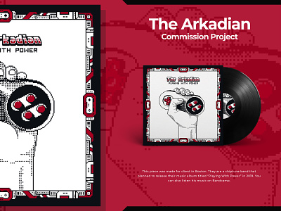 Album Art - The Arkadian 8bit album art album artwork cover art nintendo pixel art retro console retro design retrowave superfamicom