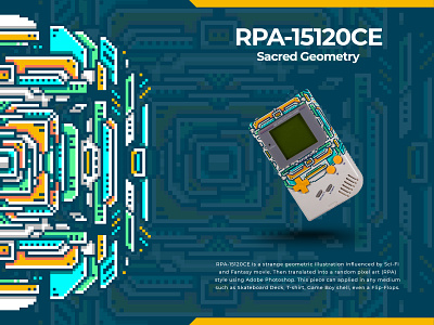 Random Pixel Art - 15120 CE 8bit abstract art digital art futuristic gameboy graphic design illustration pixel art retro scifi shakaw