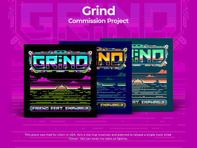 Commission Project - Album Art "Grind"