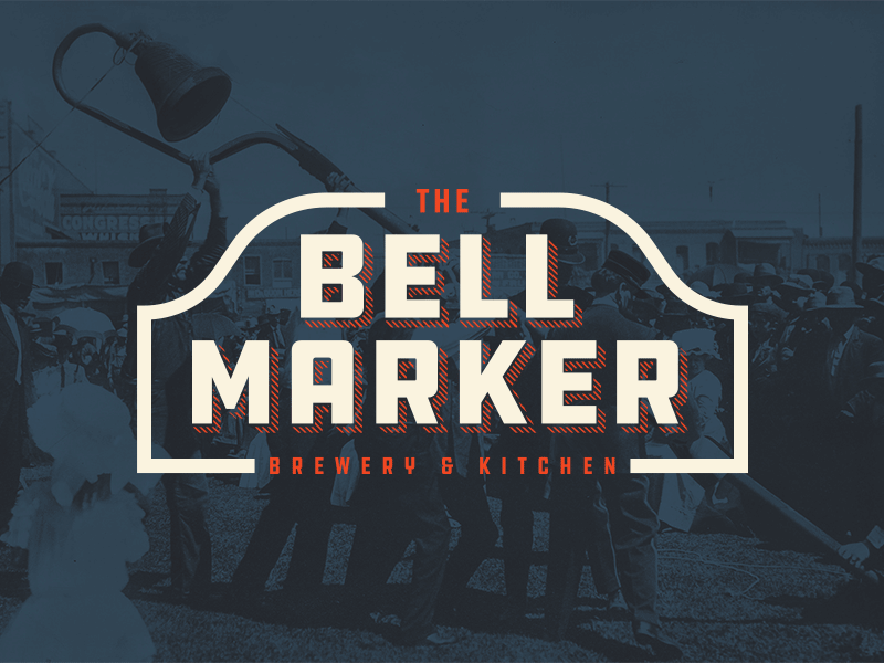 Bell Marker Brewery Logo beer bell branding brewery logo