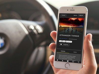 Mobile Movie App Concept
