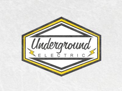 Underground Electric crest electric logo underground