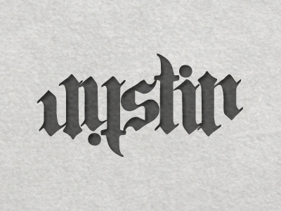 Justin Ambigram ambigram justin typography wordmark