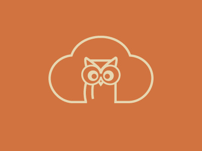 New Eyes cloud eyes identity logo owl