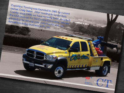 Cupertino Towing Postcard cupertino introduction moving postcard towing