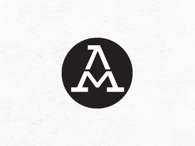 AM Monogram am brand design identity logo monogram