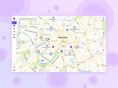 Prism360 Map geo location map minimal platform product product design ui ux uxui web