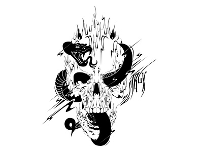Skull illustration skull vector
