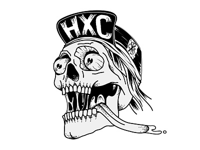 Hxc Skull hxc illustration skull vector