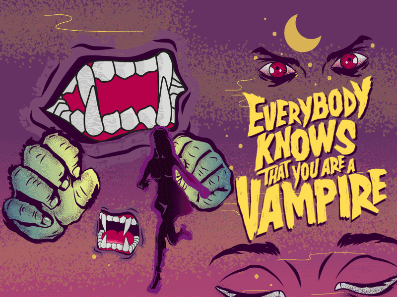 Vampire -visuals illustration vector visuals