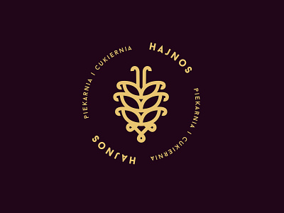 Hajnos Bakery Logo bakery brandidentity branding graphic design graphic art logo logotype vector