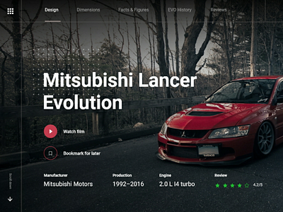 Mitsubishi design page