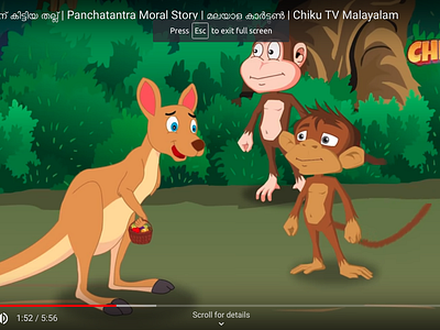 Screenshot From 2019 05 02 12 38 42 bed time story chikutvmalayalam design malayalam story malayalam videos story for kids ui