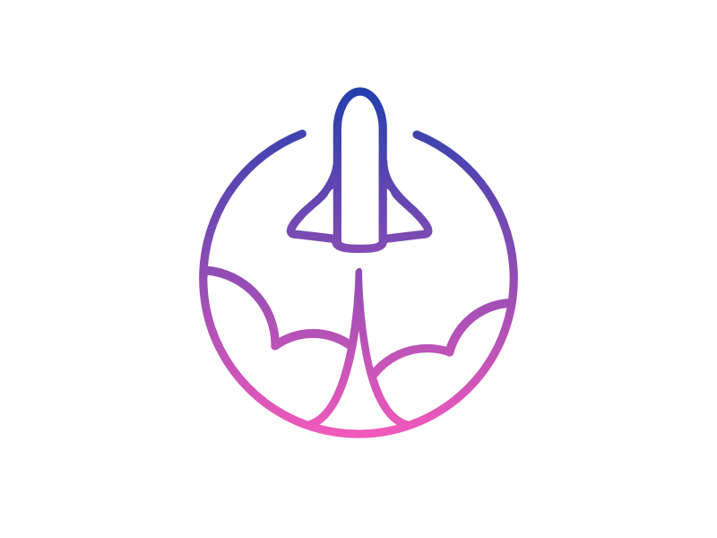 Velocity Icon identity branding logo
