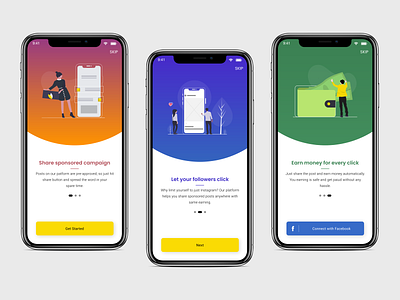 10 Days Design Challenge, Day 1- Walkthrough Screens Designs 10ddc app design daily ui designinpiration dribble ui ui design uiux user interface design