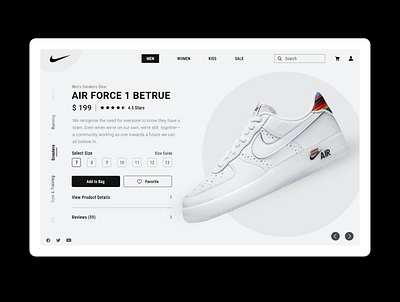 Nike Website Concept adobe photoshop app design daily ui designinpiration dribble nike nike air nike shoes ui ui design uiux user interface design