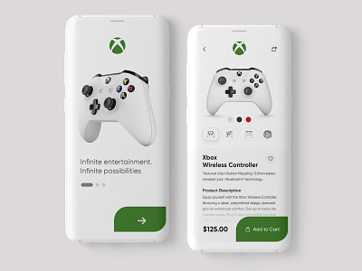 Xbox App Design Concept 10ddc adobe photoshop app design daily ui designinpiration dribble minimalist ui design uiux xbox xboxone