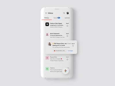 Gmail Mobile App Design