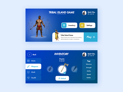 Game App Design Concept app design daily ui design designinpiration dribble figma game gamedesign minimalist ui design uiux user interface design