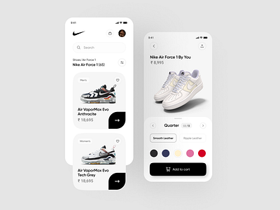 Nike App Design Concept