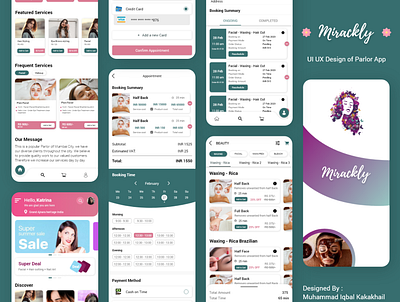 Mirackly UI UX Design