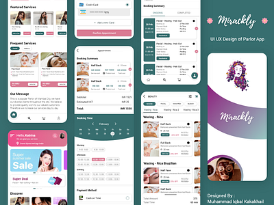 Mirackly UI UX Design