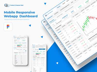 Mobile Responsive Webapp Dashboard