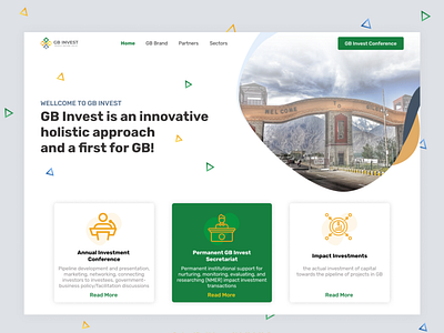 GB-Invest Website UI UX Design