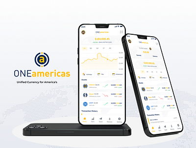 ONEamericas - UI UX Design android app app branding design illustration interaction design landing page logo mobile app mobile ui mockup ui ui ux ui design uidesign ux ux design web web design webdesign