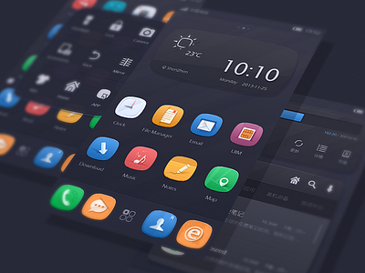 Vitality - Icon Theme app calculator camera china contact email geeco icon notepad setting theme ui