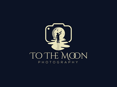 To The Moon Photography Logo branding design graphic design logo logo idea logos