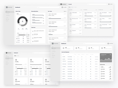 SaaS UX - Onboarding clean design product saas ux wireframe