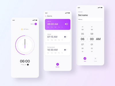 Ui Alarm app