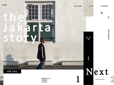 #Journal at. Jakarta city design history layout museum ui uidesign uidesigns uiux