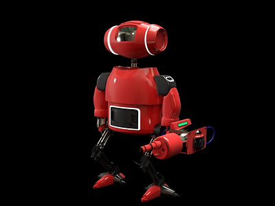 Sci fi Robot 3d Model