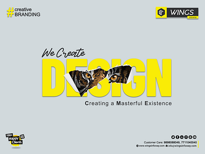 We Create Creating a masterful existence branding branding agency design designer illustration rajkot typography