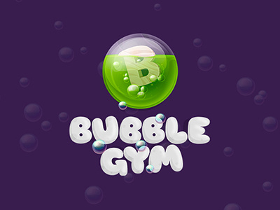 Bubble Gym Game app brain bubble game gym icons illustrations phone smart