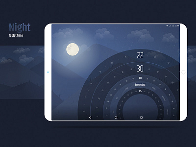 Background Time app background calendar mobile night time