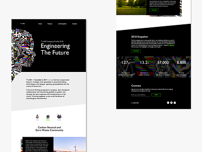 Technology company website design graphic design ui uidesign ux uxdesign website