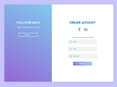 Sign Up 2 design typography ui ux