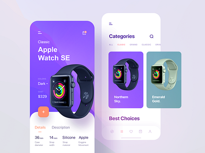 Concept Apple Watch online shop by Artdev Design on Dribbble