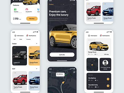 Premium Cars Rental mobile app