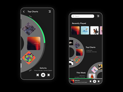 Mobile Music App Concept