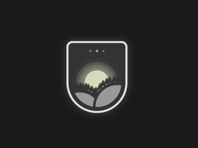 Moon badge logo